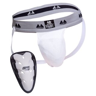 MM Tiefschutzhose mit Bike Cup - weiß Gr. L