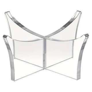 American Sports Clear X ball holder, acrylic cross ball table stand
