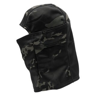 Balaclava, balaclava hood - black camouflage