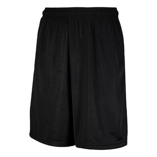 Russell Mesh Shorts mit Taschen - schwarz Gr. 2XL