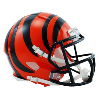 NFL AMP Team Cincinnati Bengals Riddell Speed Replica Mini Helm