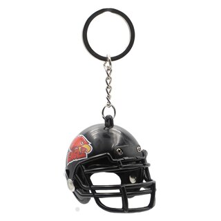 Key ring, bag tag - 3D Mini Football helmet logo Eagle
