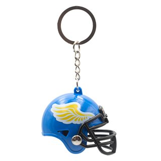 Key ring, bag tag - 3D Mini Football helmet logo Wings