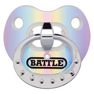 BATTLE Oxygen mouthpieces with lip shield Binky - blue/purple