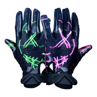 Battle Nightmare 2.0 Cloaked Receiver Football Gloves - Gr. S