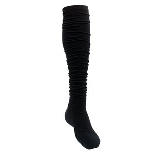 American Sports Wrinkle High Socks L/XL - black