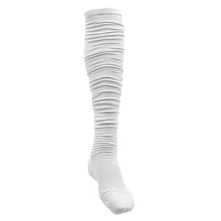 American Sports Wrinkle High Socks L/XL - white