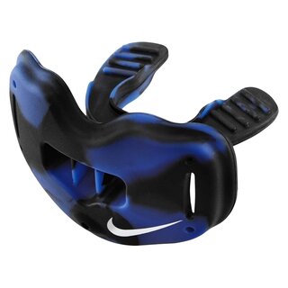 Nike Alpha Lip Protector Mouthguard + quick release Strap - black-royal