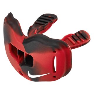 Nike Alpha Lip Protector Mouthguard + quick release Strap - black-red