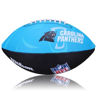 Wilson NFL Junior Carolina Panthers Logo Football