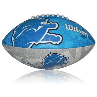Wilson NFL Junior Detroit Lions Logo Football