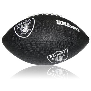 Wilson NFL Junior Las Vegas Raiders Logo Football