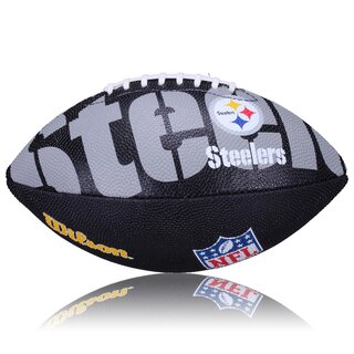Wilson NFL Junior Pittsburgh Steelers Logo Football