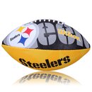 Wilson NFL Junior Pittsburgh Steelers Logo Football