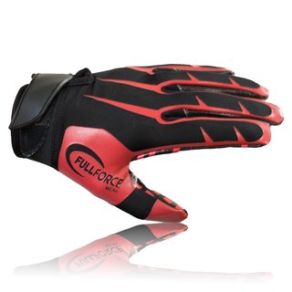 Full Force Snake American Football Receiver Gloves red XL