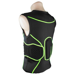 Full Force Wear Shocc Lite 3 Pad Shirt with padded ribs, L