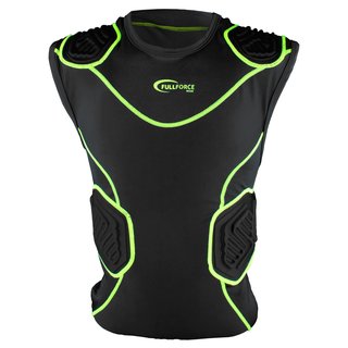 Full Force Shocc Lite 5 Pad Shirt with Rib and Shoulder Padding S