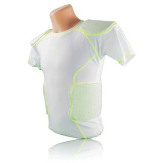 Active Athletics Honeycomb 5 Pad Shirt mit Rippen und Schulterpolsterung