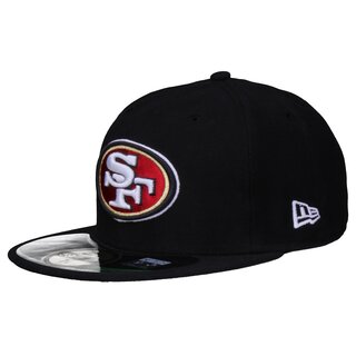 New Era NFL On Field San Francisco 49ers Game Cap 59 FIFTY, black 7 1/8