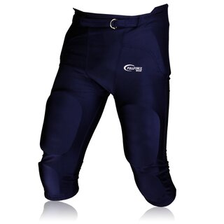 Full Force Football Gamepants Crusher with 7 Integrated Pads - navy size S