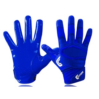 Cutters S451 REV PRO 2.0 Solid Football Receiver Gloves - royal S