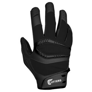 American Football Cutters S450 Rev Pro - Solid Handschuhe , Schwarz , Gr. 2XL