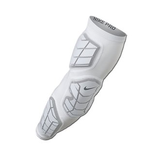 Nike Pro Hyperstrong Padded Arm Sleeve 2.0 - weiß, links, Gr. S/M