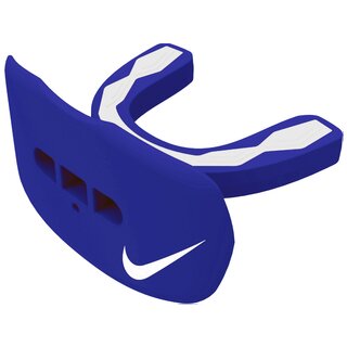 Nike Hyperflow Mouthguard with Lip Guard and Strap - royal