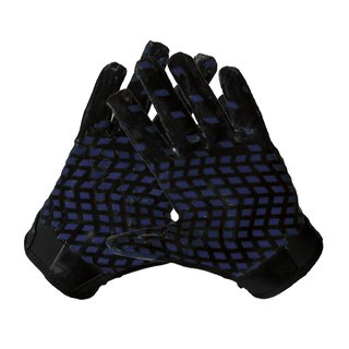 Full Force Snake American Football Receiver Gloves blue XL