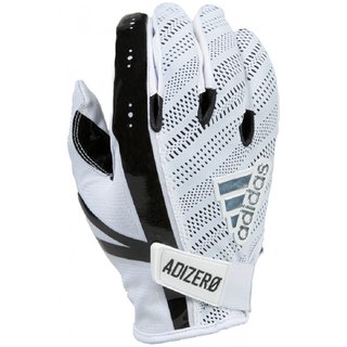 adidas adizero 5-star 6.0 American Football Receiver Handschuhe - wei/schwarz Gr. M