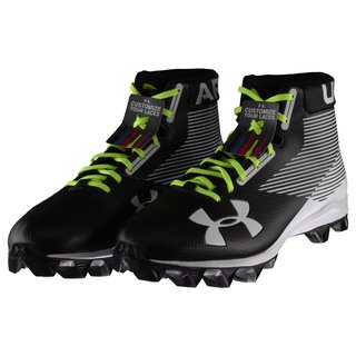 Under Armor Hammer RM American Football Boots, Cleats - black size 9.5 US