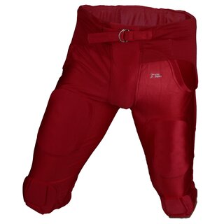 Active Athletics American Football Hose 7 Pad All in One Gamepants - rot Gr. L