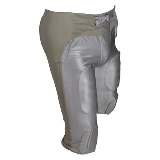 Active Athletics Football 7 Pad Gamepants All In One - silver XL