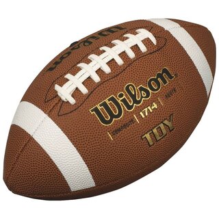 Wilson Junior Football TDY Youth Size WTF 1714X - brown