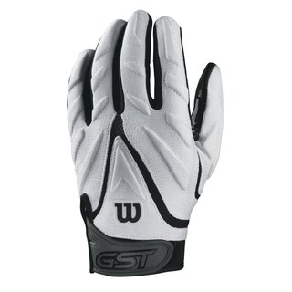 Wilson GST Big Skill American Football leicht gepolsterte Receiver Handschuhe white S