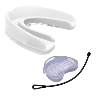 Shock Doctor Nano 3D Ultimate Self-Fit Mundschutz CE mit Strap und Mundschutzdose, Senior oder Junior