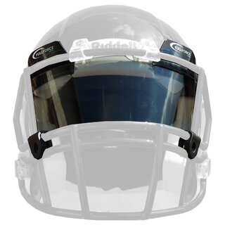 Full Force Eyeshield multicolor colored tinted slightly mirrored - grey / multicolor