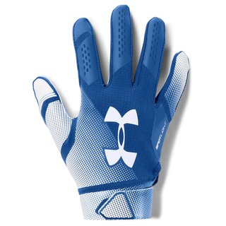 Under Armor SPOTLIGHT Model 2018 American Football Receiver Gloves - royal blue XL