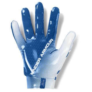 Under Armor SPOTLIGHT Model 2018 American Football Receiver Gloves - royal blue XL