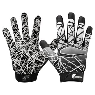 Cutters S150 Game Day Receiver Handschuhe Senior - schwarz Gr. S