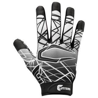 Cutters S150 Game Day Receiver Handschuhe Senior - schwarz Gr. S