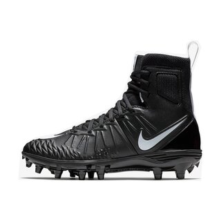 Nike Force Savage Varsity Hi American Football Turf Shoes, Cleats - black/white 10 US