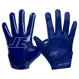 Cutters JE11 Signature Series ungepolsterte Football Handschuhe - navy Gr. XL