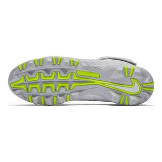 Nike Force Savage Shark Hi Football Cleats, All Terrain - white size 11 US