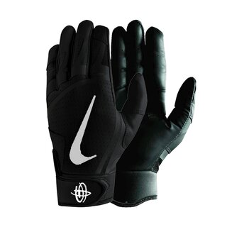 Nike Huarache Edge Baseball Handschuhe, Batting Gloves - schwarz