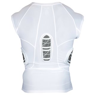 Full Force HYPE 3 pad shirt with rib padding, white size S