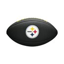 Wilson NFL Pittsburgh Steelers Logo Mini Football black