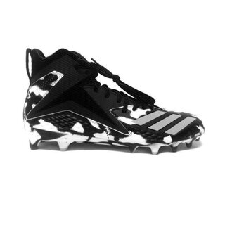 adidas Freak Mid RC X Carbon Rattle American Football Cleats - black/white size 13.5 US