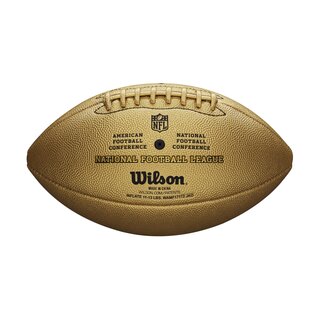 Wilson American Football Fan Ball GOLD The Duke, Senior