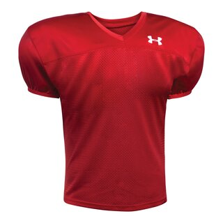 Under Armour Pipeline American Football Practice Jersey - red L